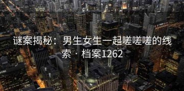 谜案揭秘：男生女生一起嗟嗟嗟的线索 · 档案1262