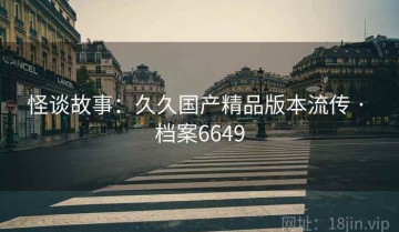 怪谈故事：久久国产精品版本流传 · 档案6649