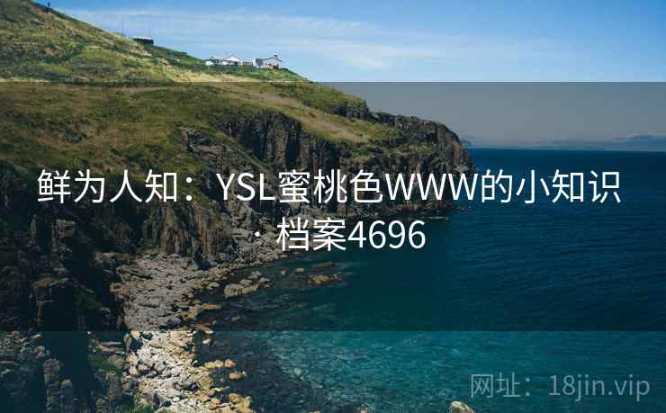 鲜为人知：YSL蜜桃色WWW的小知识 · 档案4696
